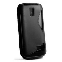 Силиконов гръб ТПУ S-Case за Nokia Asha 309/308 черен